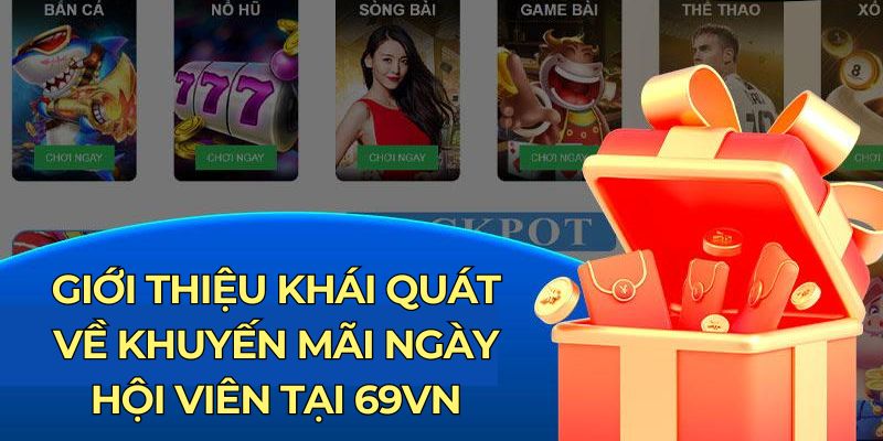 Giới thiệu khái quát về khuyến mãi ngày hội viên tại 69VN